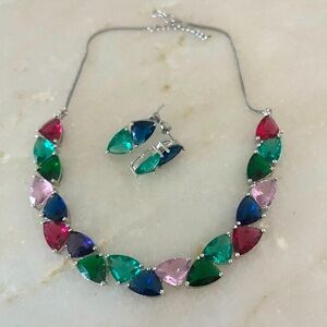 Necklace and earring set (Indian)